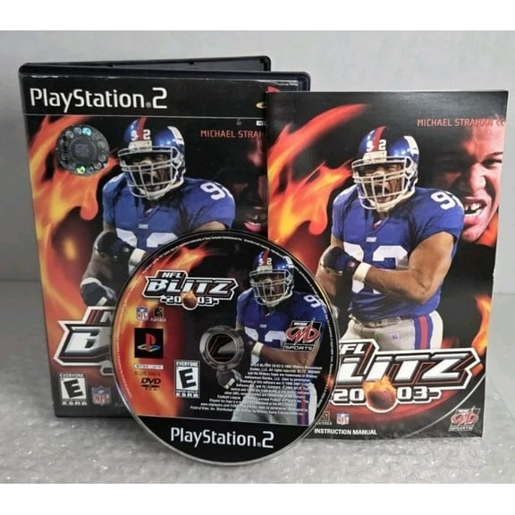 Pre-Owned NFL Blitz 2003 - Complete in Box - Black Label - Tested - Playstation 2 PS2