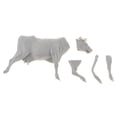 thumbnail image 2 of Milaget 1:35 Sand Unpainted Dairy Cattle Cow Model Toy Layout Sand Table Scene, 2 of 7