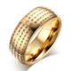 thumbnail image 3 of Anillo de acero de tungsteno de moda mixta de joyería anillo de joyería de hombre con diámetro de corazón de escritura láser, 3 of 5