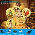 thumbnail image 5 of 5 LEDs Christmas String Lights, 3D Decorations Hanging Lights, USB Powered, 5 of 7