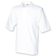 thumbnail image 1 of Front Row - Polo de manga corta liso con el cuello en blanco para hombre/Caballero Modelo Sports Rugby (Blanco), 1 of 1
