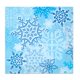 thumbnail image 1 of Servilletas de comida con copos de nieve (paquete de 12) The Beistle Company 20938, 1 of 1