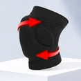 thumbnail image 3 of LJNYFDC High-density Polyurethane Knee Guard 1 Pair Breathable Sports Knee Brace for Collision Protection Elastic Compression Knee Pads for Running and Cycling Comfortable Joint Protector, 3 of 6
