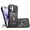 Black, variant on ShellTech for iPhone 17 Case with Ring Stand Holder, Military-Grade Heavy Duty Hybrid Protective Case with Slide Camera Lens Cover & Rotatable Kickstand, Shockproof Dual-Layer Hard Phone Case,Purple