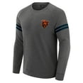 thumbnail image 2 of Men's J. Palmer Dark Heather Gray Chicago Bears Players Lounge Raglan Tri-Blend Sweatshirt, 2 of 6