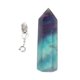 thumbnail image 1 of Kit de piedras de cristales naturales falsos, colgante, cristales naturales falsos, forma de piedra hexagonal, para meditación, yoga, decoración de la oficina en el hogar blanco púrpura oscuro, 1 of 6