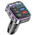 thumbnail image 1 of Transmisor FM LENCENT Bluetooth 5.3 Adaptador de coche con cargador de 48 W, 1 of 8