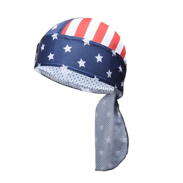 Greeniant Gorras Sombreros Pañuelo Bandana Pasamontañas rápido Transpirable Envoltura para la cabeza Casco Capucha interior Equipo al aire libre Ciclismo bandera A Greeniant OD020520-05B