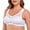 White, variant on WIRELESS FULL COVERAGE BRA WIDE STRAPS SUPPORT UNLINED MINIMIZER PLUS SIZE 34DD