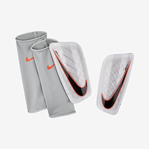 descuento Un pan Asia Nike Mercurial Lite Soccer Shin Guards, White/Hyper Orange, Size Medium -  Walmart.com
