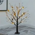 thumbnail image 3 of Event & Party Decorative LED Brown Desktop Bonsai Lamp with 24 LEDs Battery Powered Warm White Night Light for Home, 3 of 4