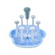 thumbnail image 1 of Estante para secar tazas con bandeja de drenaje, expositor, ahorra espacio, para secar botellas. Azul, 1 of 9