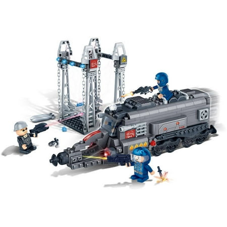 BanBao Mission Eagle Special Forces Train Playset
