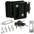 thumbnail image 3 of 2 Pack Black RV Entry Door Lock Handle Knob w/ Deadbolt Camper Travel Trailer, 3 of 16