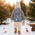 thumbnail image 5 of Abcomgle Toddler Winter Coat Cute Bear Ears Hooded Baby Girls' Outerwear Jackets & Coats Lightweight Puffer Padded Infant Winter Coat Winter Warm Winter Coat Toddler, 5 of 8