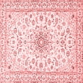 thumbnail image 1 of Ahgly Company Indoor Square Medallion Red Traditional Area Rugs, 4' Square, 1 of 4