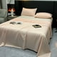 thumbnail image 1 of Solid Color Ease Friendly Washable Sheets Luxurious Silk Bedding, 1 of 6