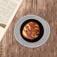 thumbnail image 4 of Handwoven Cotton Coaster Heat-Resistant Kitchen Mats Table Protection Natural Cotton Hot Plate Mats for Cooking Baking Kitchen Counter Table, 4 of 8