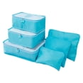 thumbnail image 1 of Laklulu Almacenamiento de viaje organizador impermeable de ropa de equipaje de seis piezas, 1 of 5