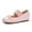 Pink, variant on Dress Shoes For Women Satin Bow Mary Jane Flats Hidden Heel Polka Dot Slip-On Comfort Casual Shoes Pink 36