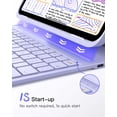 thumbnail image 4 of Funda con teclado para iPad Inateck AirTap de décima y undécima generación, color morado, 4 of 8
