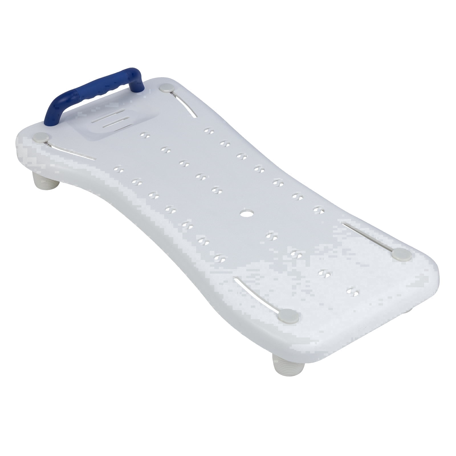 Soaids Adjustable Bath Seat Board with Handle, Non-Slip, Fits 18.1"-27" Wide Bathtubs, 300 lb Capacity, White