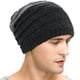 thumbnail image 2 of Gorros de Invierno para Chicos Gorro de Media Skully Grueso y cálido de Punto Forrado para Hombre, 2 of 5
