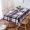 Purple, variant on Orange Black Plaid Tablecloth Rectangle Table Cloth 52x70, Waterproof Tablecloth Outdoor Table Cloth, Farmhouse Orange Black Checkered Washable Table Cover for Kitchen Dinning Party