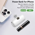 thumbnail image 3 of Biwat-Portable Charger for iPhone,5000mAh Mini Power Bank Fast Charging,Small Compact Battery Pack with LED Display Compatible with iPhone 14/14 Pro Max/13/13 Pro Max/12/12 Pro/11/X/8/7, 3 of 4