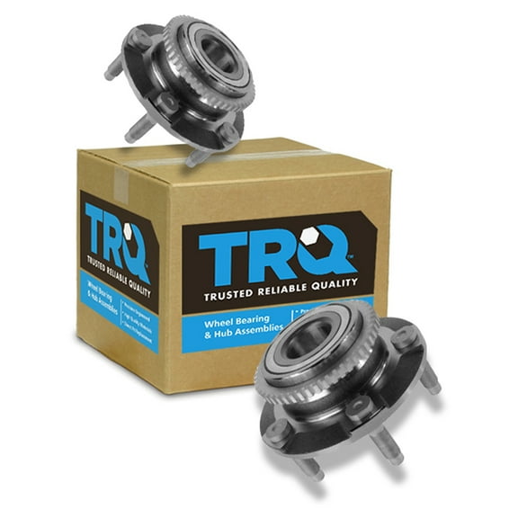 TRQ Front Wheel Hub & Bearing Pair Set of 2 NEW for 94-04 Ford Mustang 5 Lug BHA53332