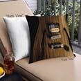 thumbnail image 1 of Ahgly Company Music Guitar Outdoor Throw Pillow, 18 inch by 18 inch, 1 of 6