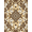 Beige Brown Ivory, Pattern 2, variant on ODIKA 6'x9' Washable Area Rug Non-Slip, Easy Care, Cow Toned Inspired Mottled Patches Border Patchwork Pick Spotted Refined for Family Room, Living Room, Master Bedroom