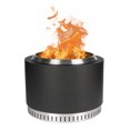thumbnail image 1 of Muskoka 25" Black Steel/Stainless Steel Smokeless Wood Fire Pit with Lid, Poker & Protective Cover, 1 of 8