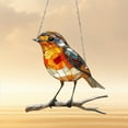 thumbnail image 6 of PLPPYFS Hummingbird Acrylic Stained Glass Window Hanging, Birds On Branch Stained Hanging Decor, Bird Series Art Ornaments Pendant Hanging for Windows or Doors Home Decorations, Gifts for Bird Lovers, 6 of 6