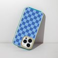 thumbnail image 5 of Caseco Mag-Safe iPhone 13 Pro Max Blue Checkerboard Print Case, 5 of 5