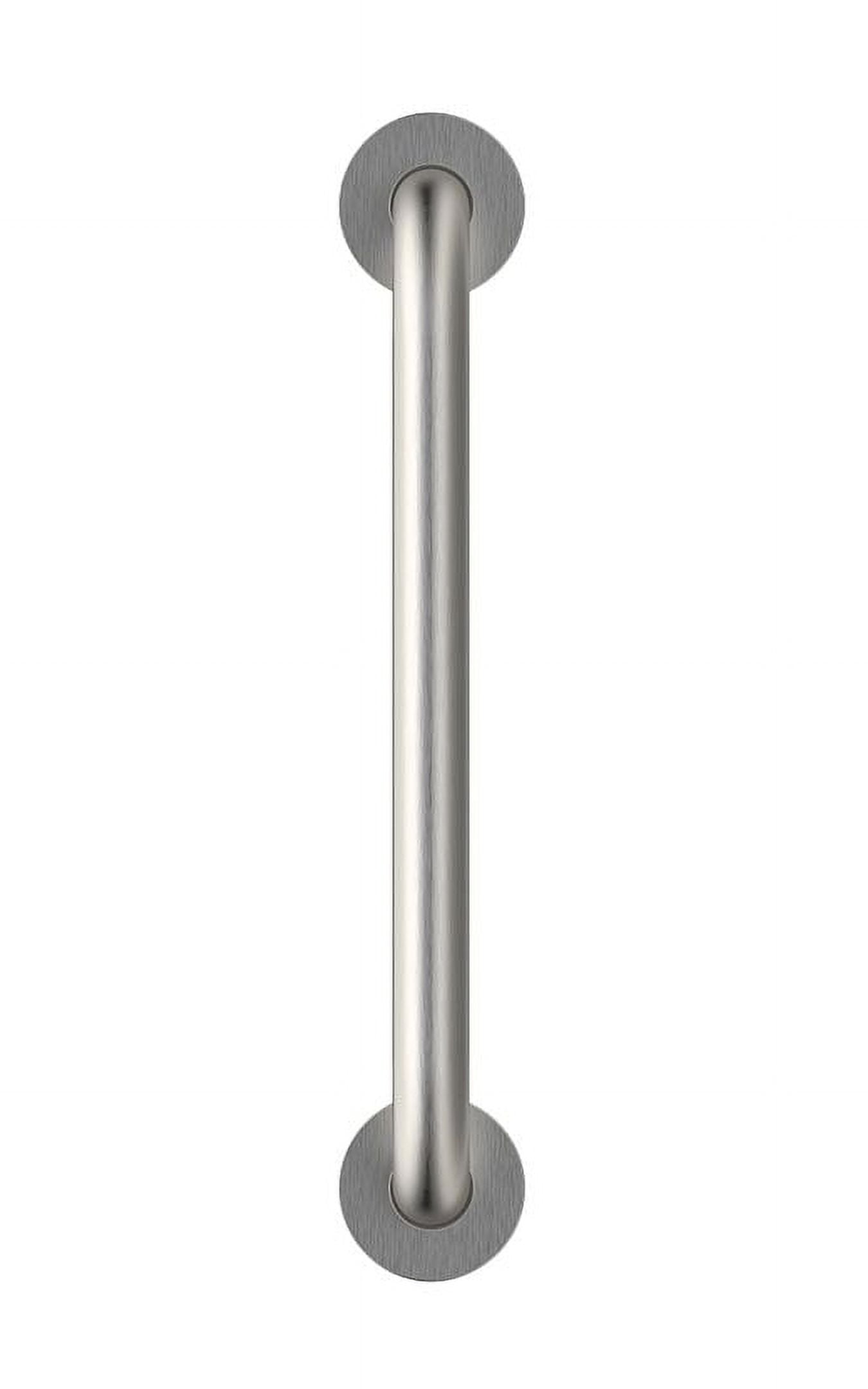 (4 pack) Mainstays 16 in Grab Bar with 1.25 in Diameter, Concealed Screws, Stainless Steel