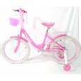 thumbnail image 2 of bicicleta para niña princess rodada 20 con parrilla y rueditas princess city, 2 of 3