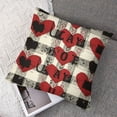 thumbnail image 7 of nygtbtfer Valentines Day Pillow Covers Set of 2Red Love Heart Throw Pillow Cover Buffalo Plaid Farmhouse Cushion Covers Wedding Anniversary Pillow Cases for Home Decor White, 7 of 7