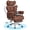 Brown, variant on CONCETTA Ergonomic Big and Tall Office Chair, Scratch-Resistant PU Leather Executive Desk Chair with Spring Lumbar Support Brown