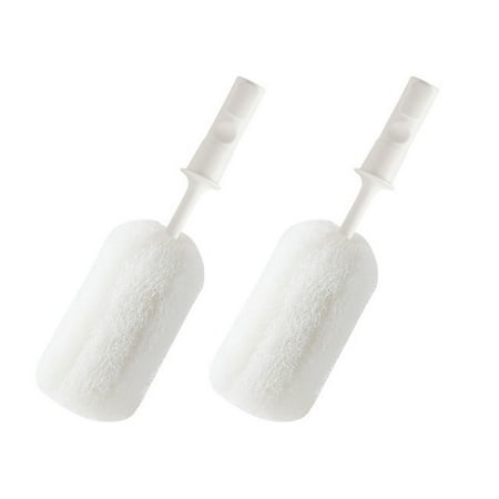 

2pcs Long Handle For Cup Easy Clean Non Slip Replaceable Head Cleaning Brush