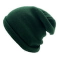 thumbnail image 6 of Empire Cove Knit Cuffed Beanie Hat Cap Warm Winter Men Women Toboggan Hunter Green, 6 of 6