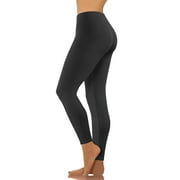 TIMIFIS Womens Stretchy Leggings for Women Mid Waisted Full Length Casual Butterluxe Soft Yoga Pants for Workout Gym Athletic