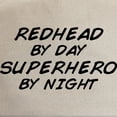 thumbnail image 2 of CafePress - Redhead Superhero Cap - Adjustable 100% Brushed Unisex Casual Cotton Baseball Cap, Beige, 1, 2 of 2