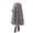 Coffee, variant on Womens Wool Plaid Mini Skirt Fall Winter High Waisted Bodycon Pencil Skirt