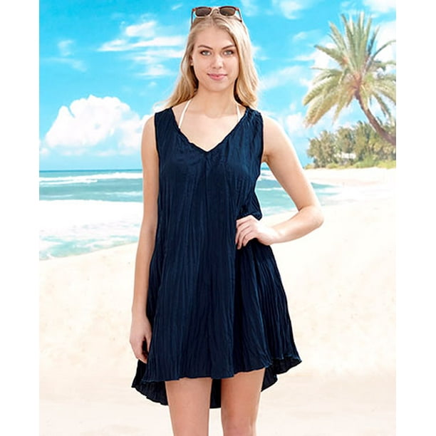 Bigbolo The Lakeside Collection Packable Summer Dress Navy XL