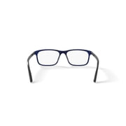 Walmart Mens M0501 Square Prescription Eyeglasses with Case, Navy Blue