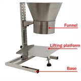 6.3” Stainless Steel Feeding Hopper Manual Filling Sorting Funnel with ...