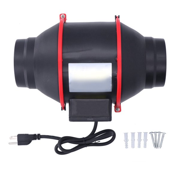 Ventilador de refuerzo, ventilador de conducto Ventilador de conducto de 4 pulgadas Ventilador de ventilación de conducto Respuesta rápida NikouMX herramienta