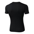 thumbnail image 2 of Men's Compression Shirts, Short Sleeve Workout Gym T-Shirt, Running Tops, Cool Dry Athletic Shirt Black S, 2 of 9