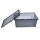 thumbnail image 4 of Caja De Plástico Negro Transporte De Cría Caja De Alimentación De Alimentos, 4 of 9